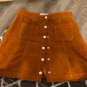 Corduroy bottom up skirt
